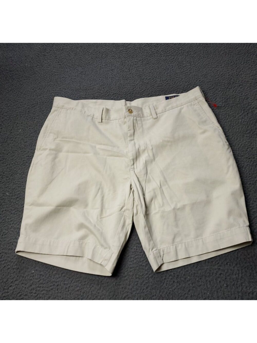 Polo Ralph Lauren Shorts Mens 40 x9 Classic Fit Chino Khaki Tan Beige Streetwear